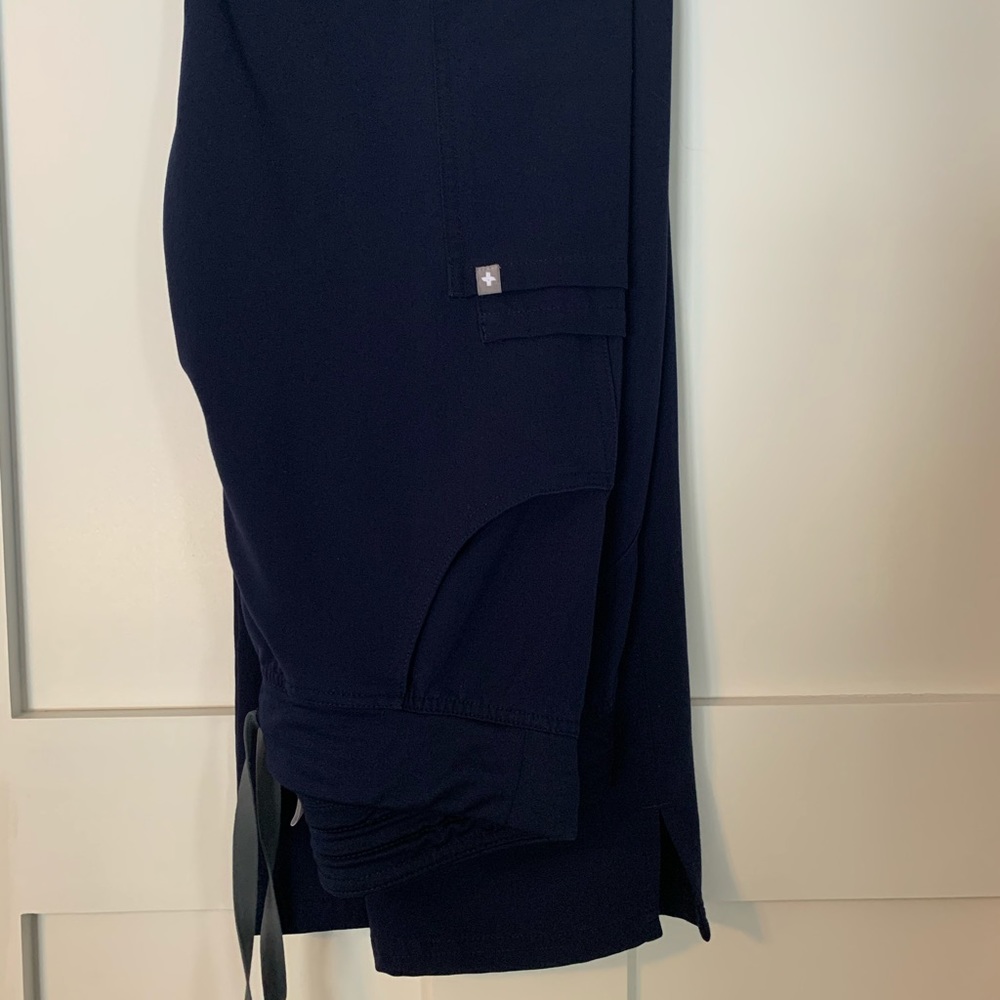 Navy Kade small tall Figs scrub pants